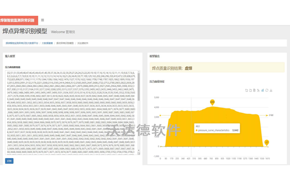 焊接设备智能监测异常识别大数据平台_大数据建模_焊点异常识别模型
